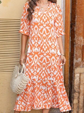 Aileen | Chic Printed Midi