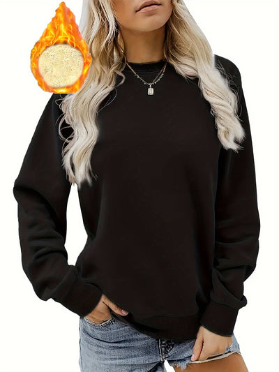 Mila | Winter Pullover Thermal Sweatshirt