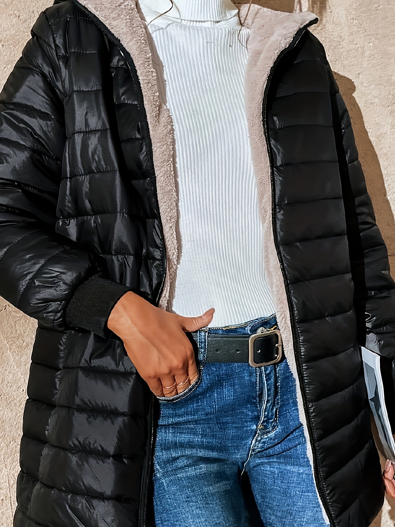 Clara | Warm Winter Hooded Puffer Jacket