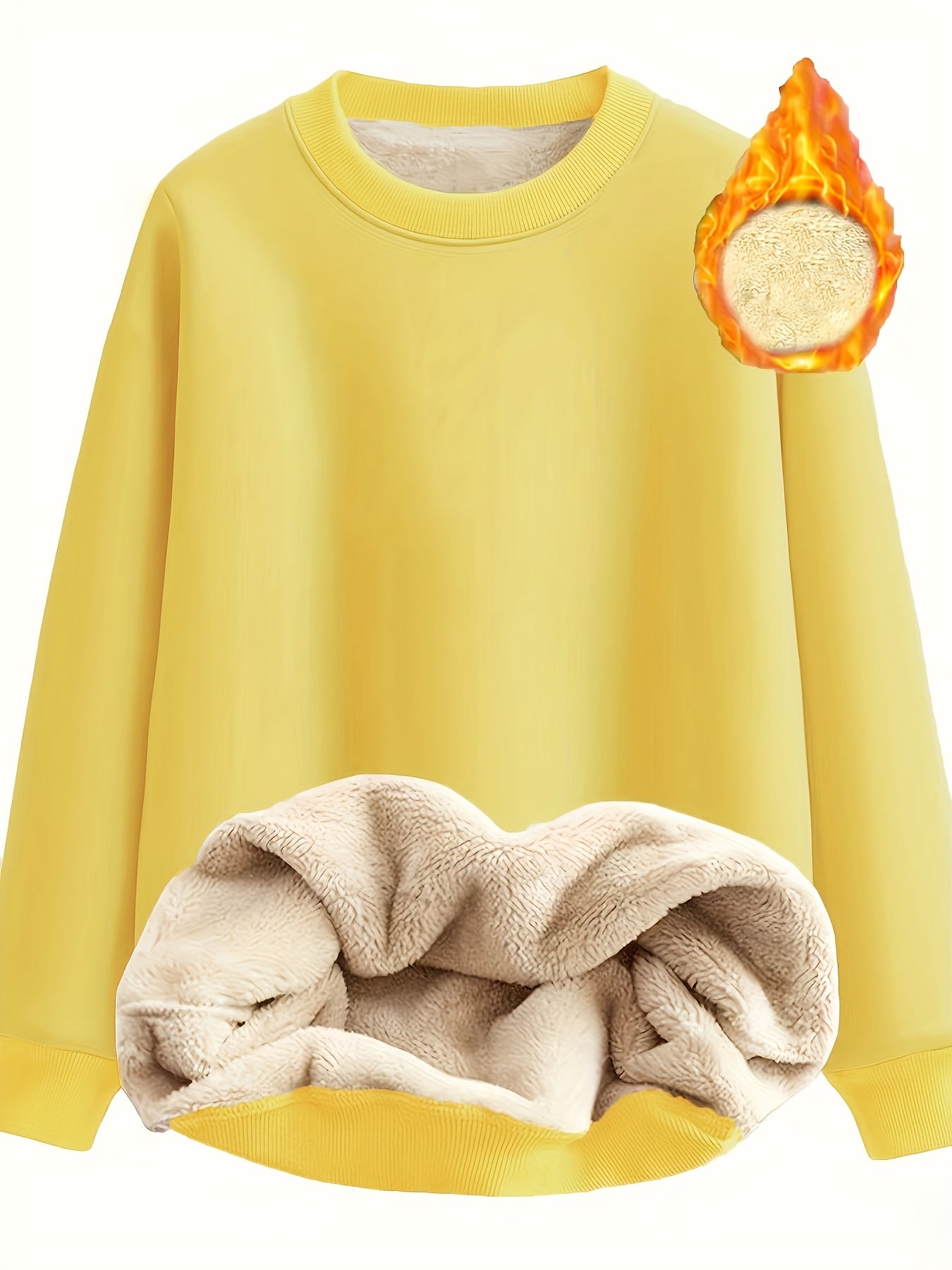 Mila | Winter Pullover Thermal Sweatshirt