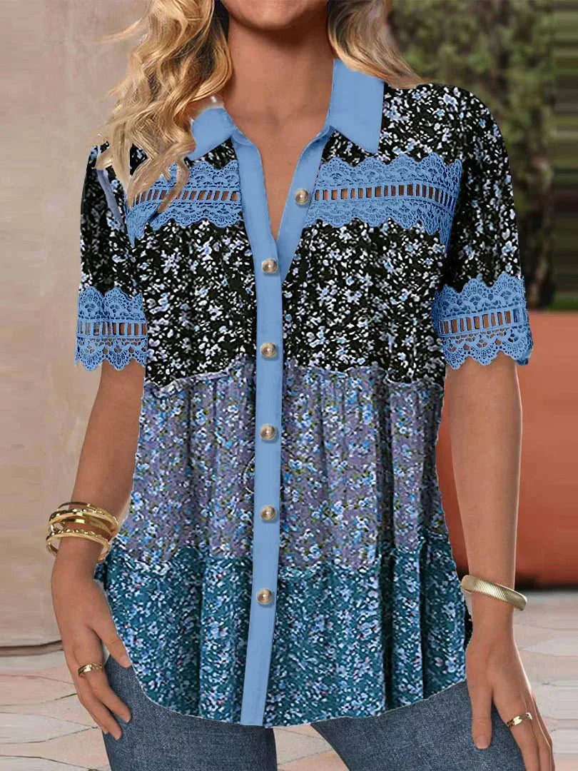 Hillary | Lace Hollow Top