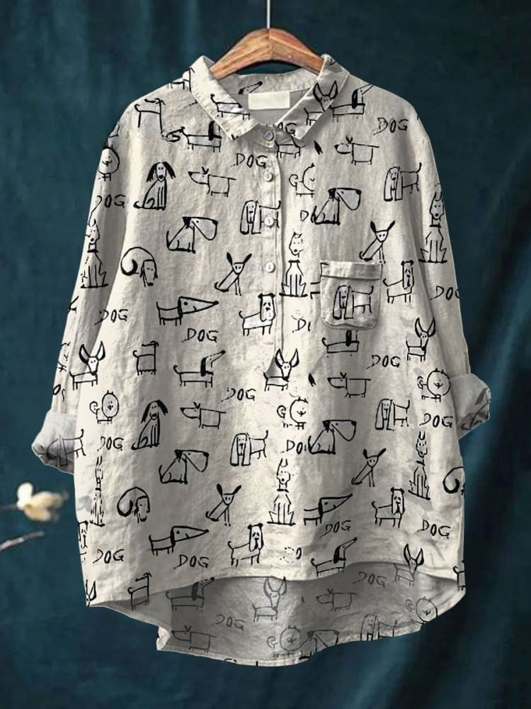 Zoe | Dog Doodle Shirt