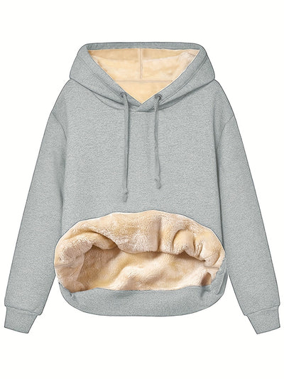 Clara | Winter Pullover Cozy Hoodie with Plush Pocket