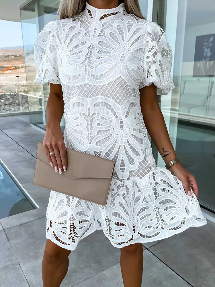 Juliette | Lace Midi Dress