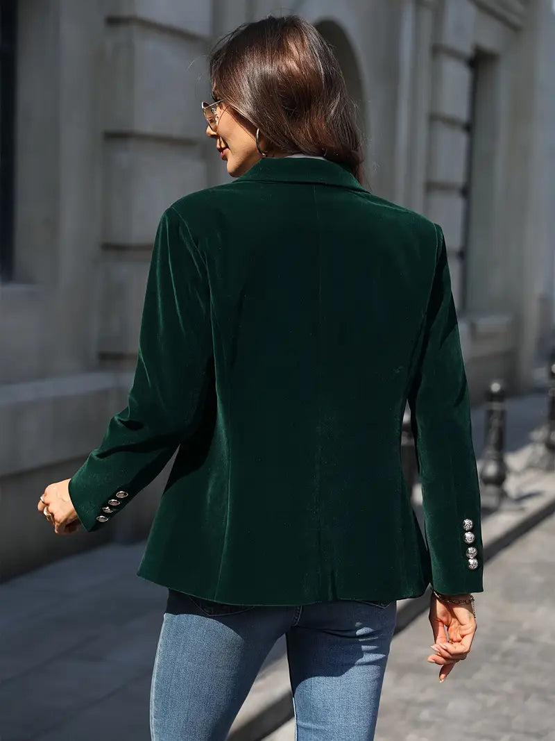 Julissa | Tailored Velvet Blazer
