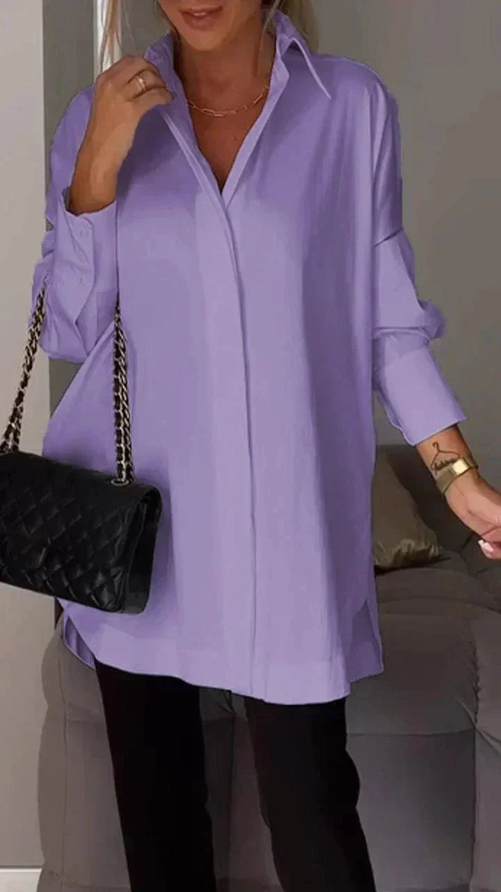 Carlamo | Oversized Button-Up Shirt