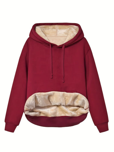Clara | Winter Pullover Cozy Hoodie with Plush Pocket