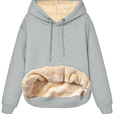 Clara | Winter Pullover Cozy Hoodie with Plush Pocket