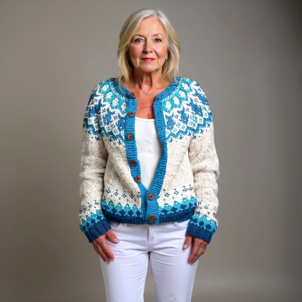 Eva | Vintage Icelandic Handcrafted Cardigan