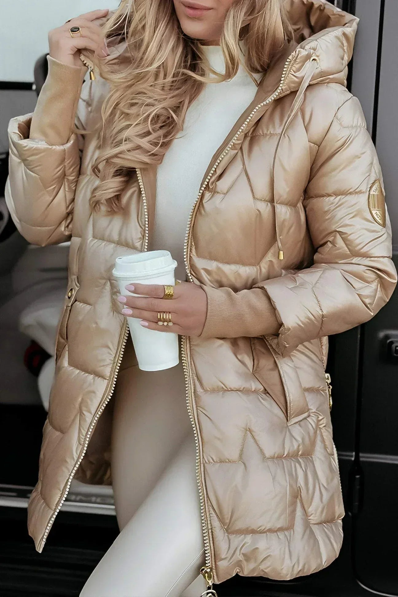 Avery | Luxe Hooded Puffer Coat