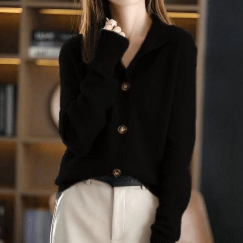 Annie | Knitted cashmere vest