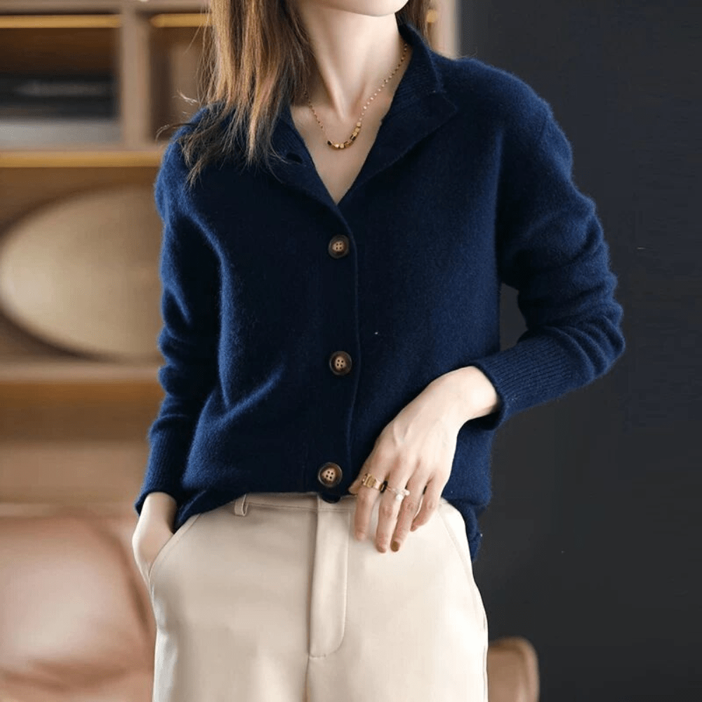 Annie | Knitted cashmere vest
