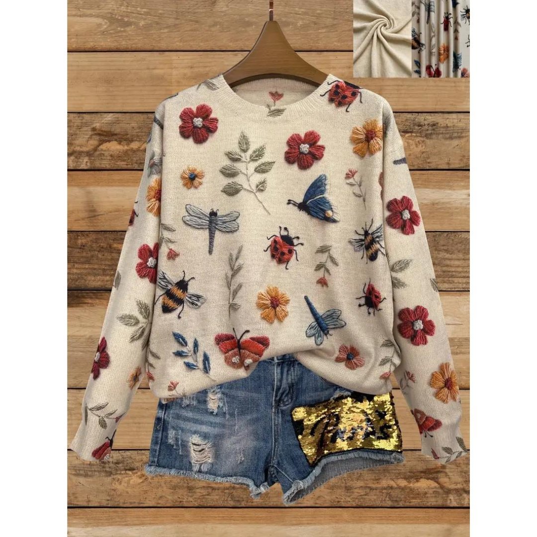 Belinda | Enchanting Floral Sweater