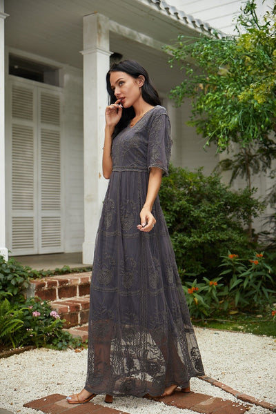 Clarita | Elegant Bloom Maxi