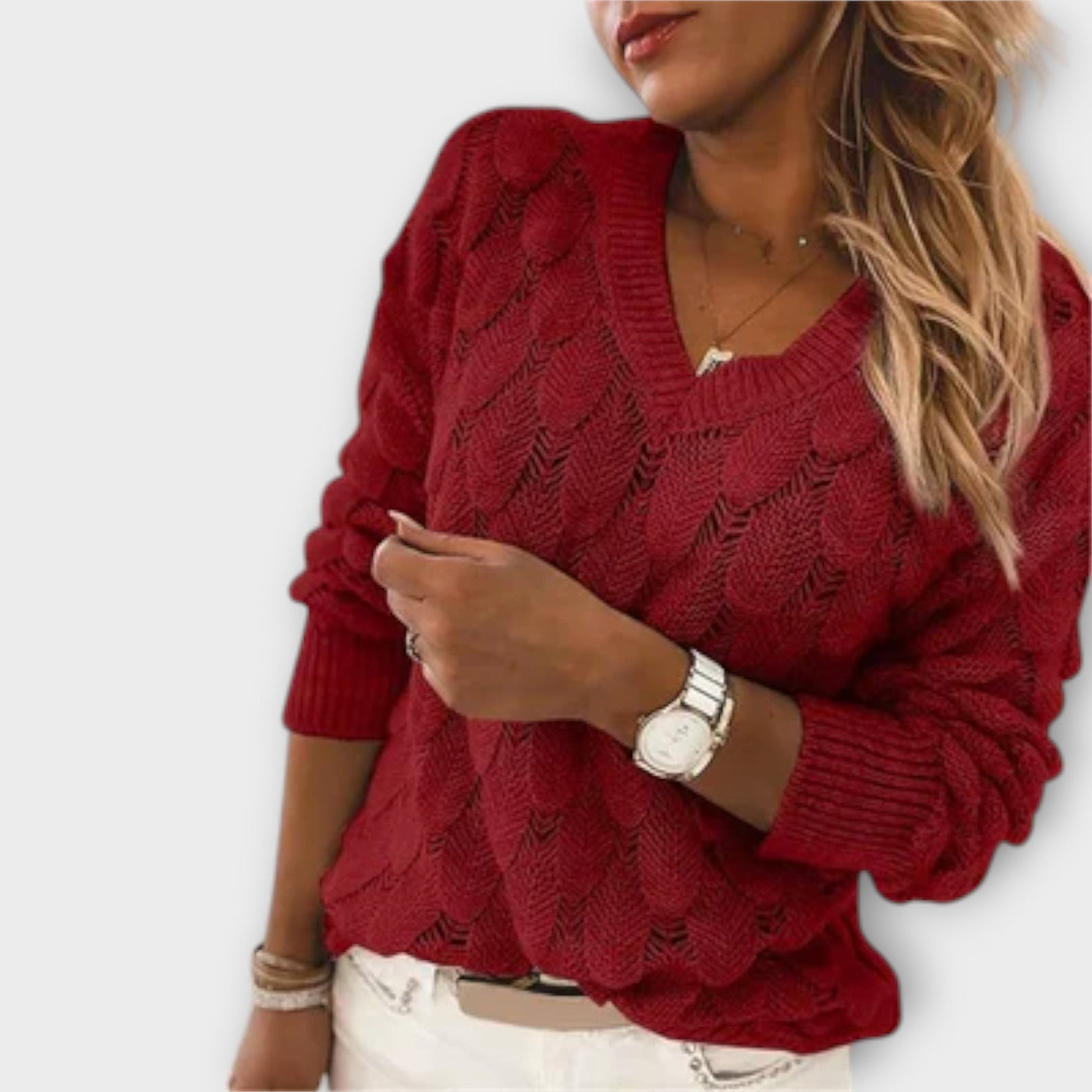 Avery | V-Neck Sweater