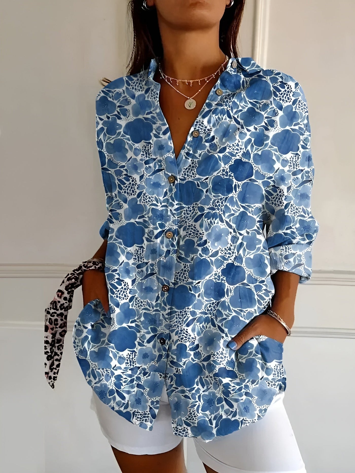 Maia | Floral Summer Blouse