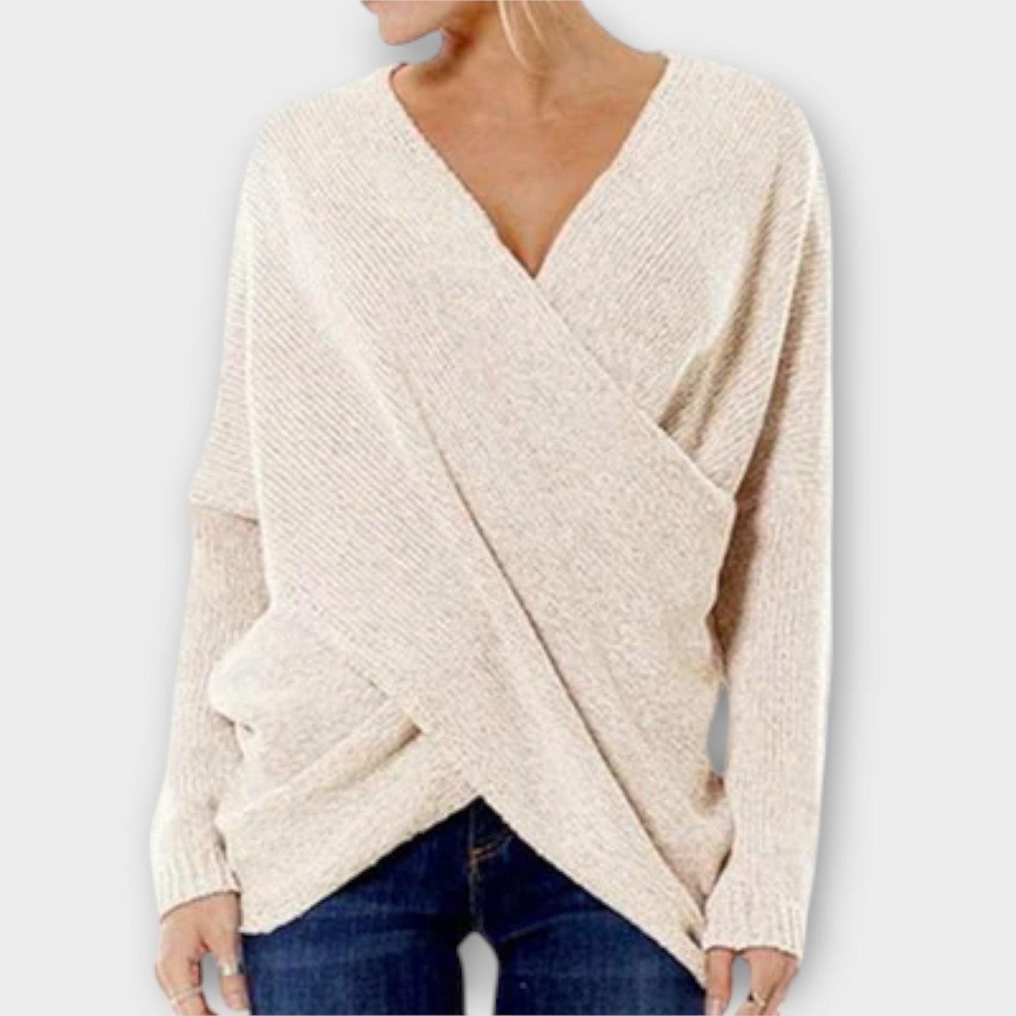 Mackenzie | Crossed Sweater