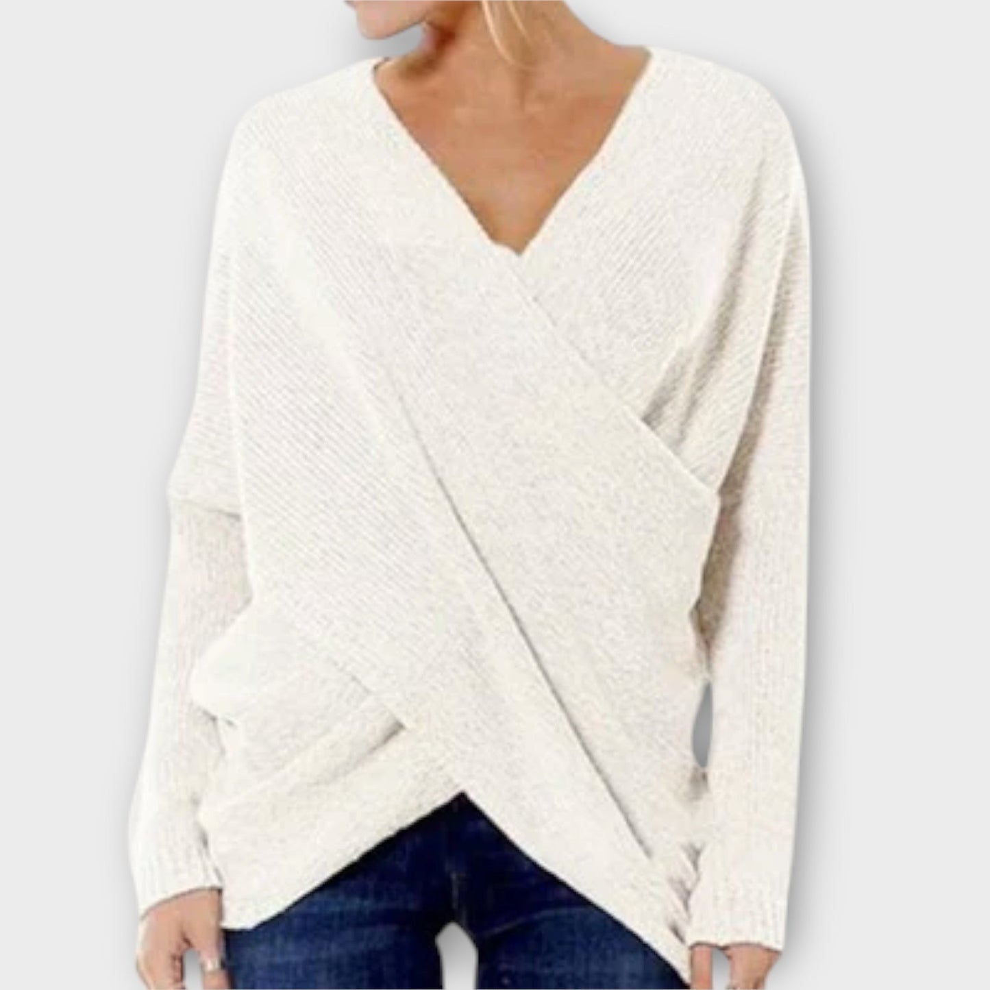 Mackenzie | Crossed Sweater