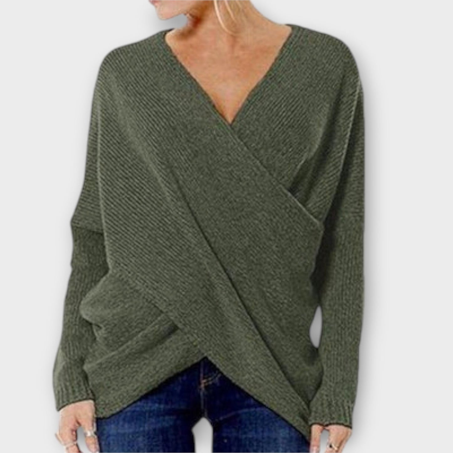 Mackenzie | Crossed Sweater