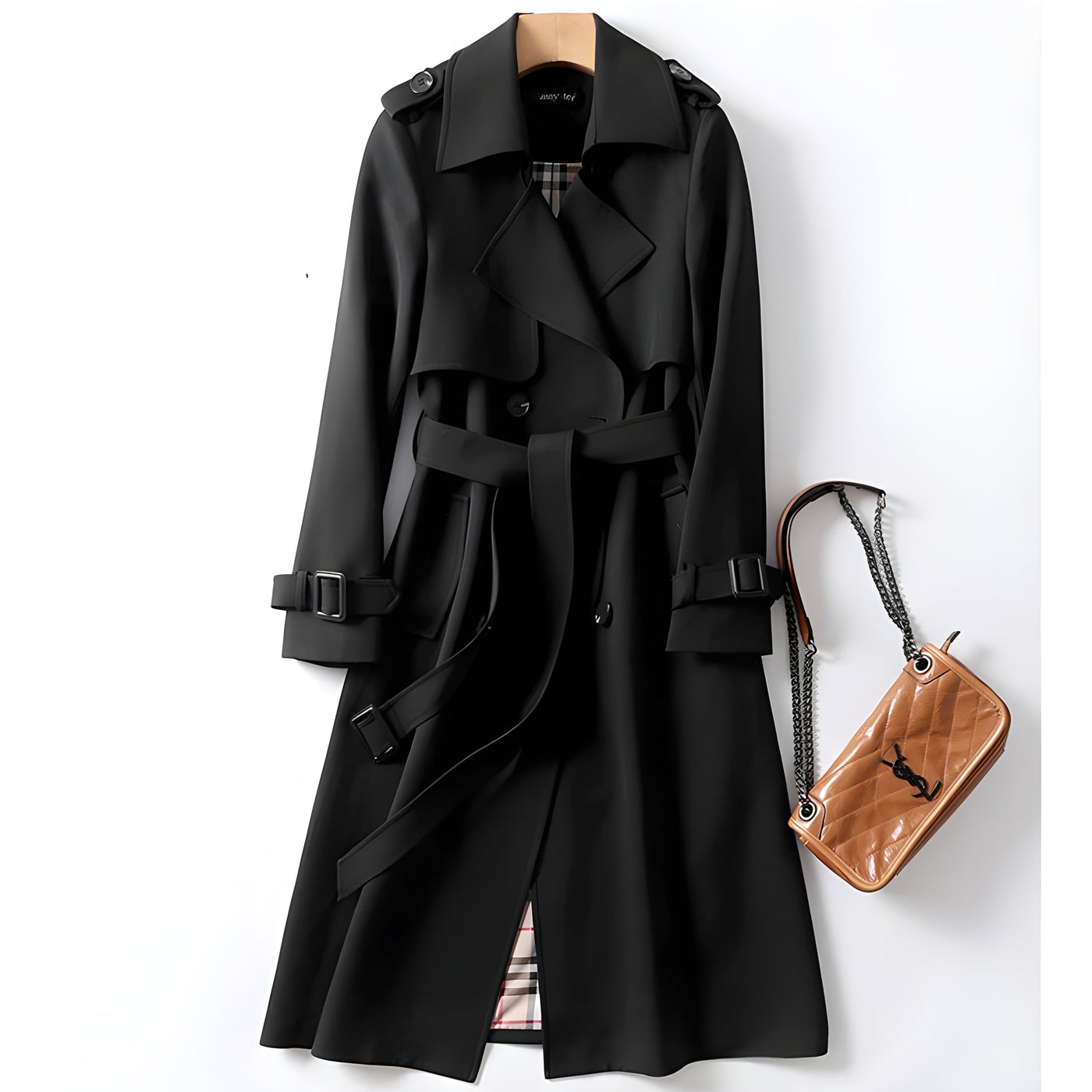 Elodie | Classic Longline Trench Coat